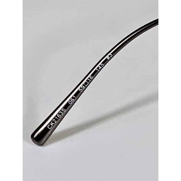 CALVIN KLEIN CK21635 061 Metal Aviator Mirror Sunglasses 59-16-145 FRAMES ONLY!! - Picture 10 of 16